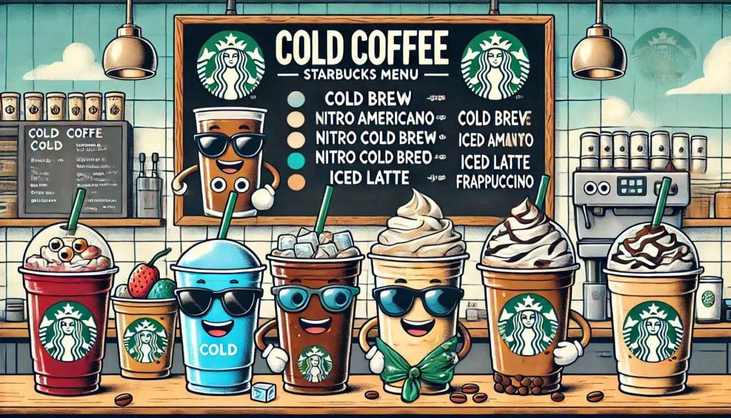 Starbucks Cold Coffees Menu